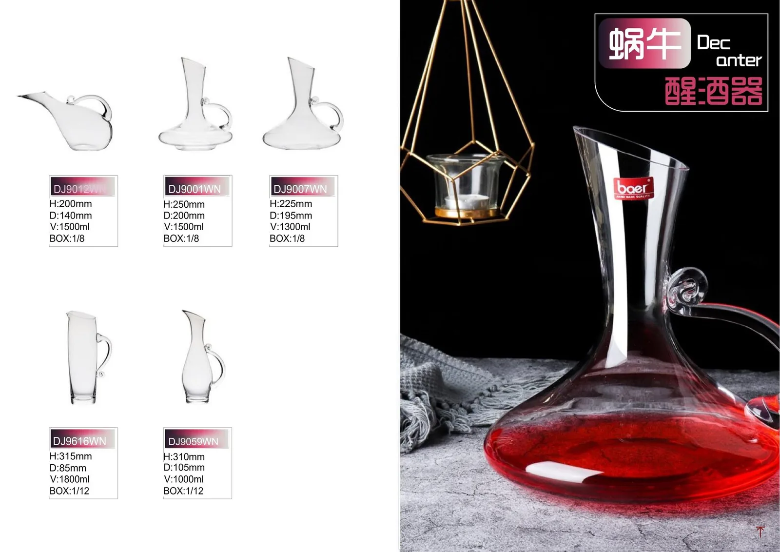 Baijiu Decanter Range page 32