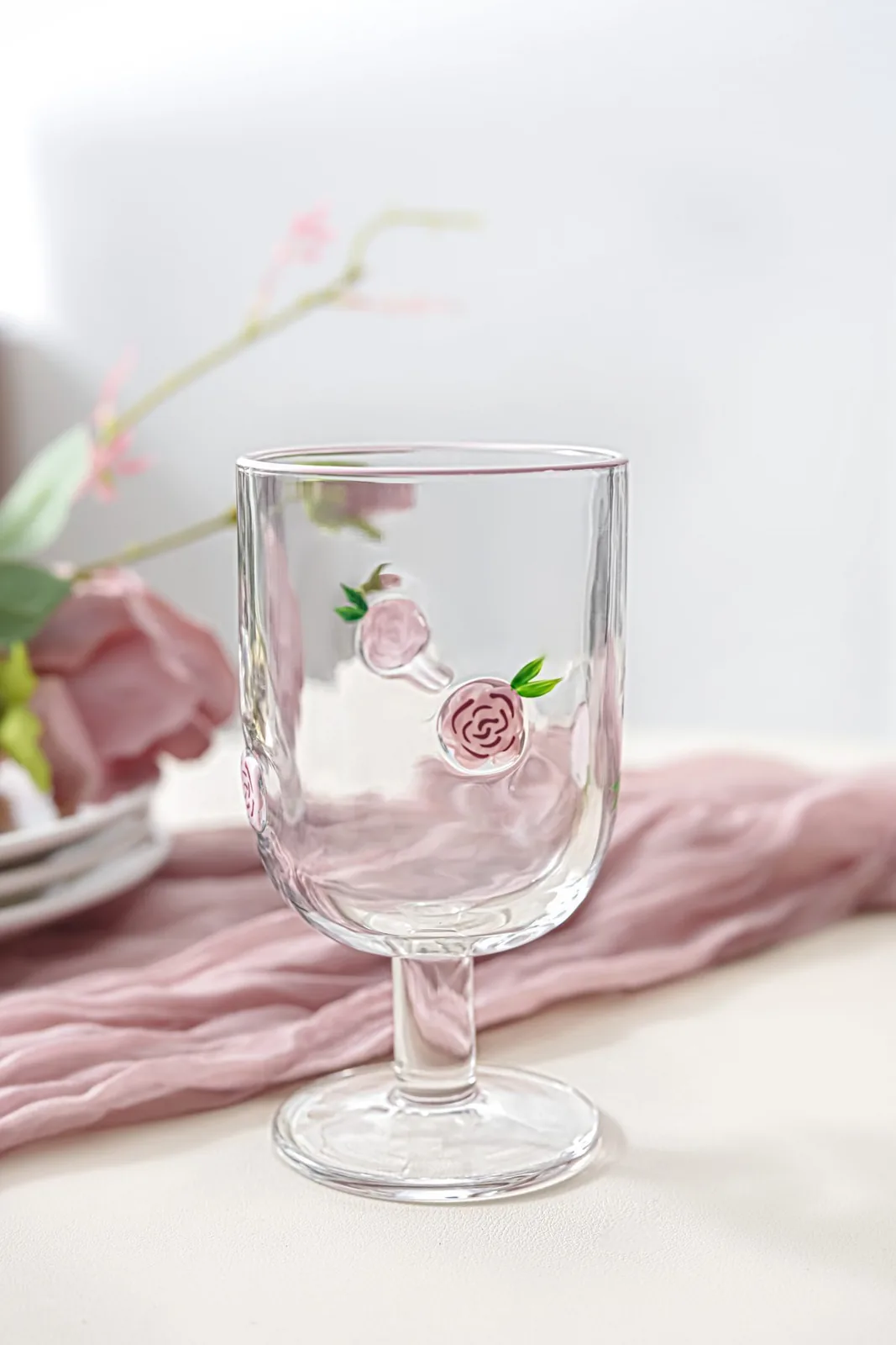 Hand-Painted Fruit Glassware — Hand-Painted Fruit Glassware