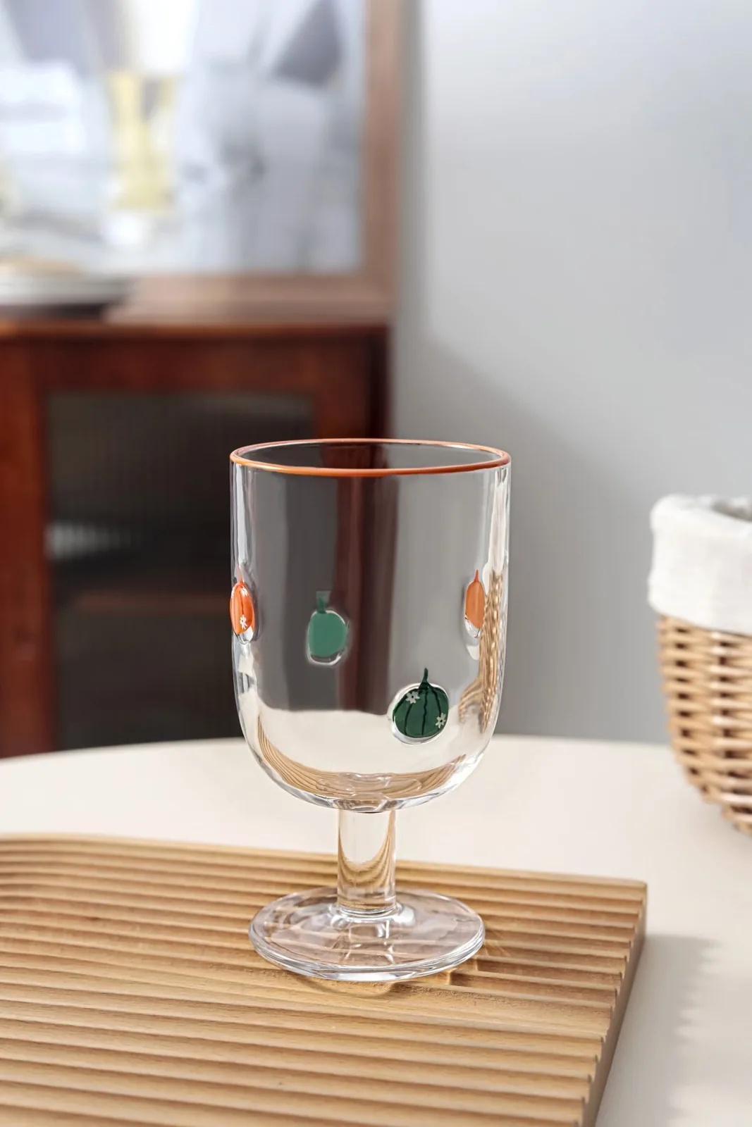 Hand-Painted Fruit Glassware — Hand-Painted Fruit Glassware