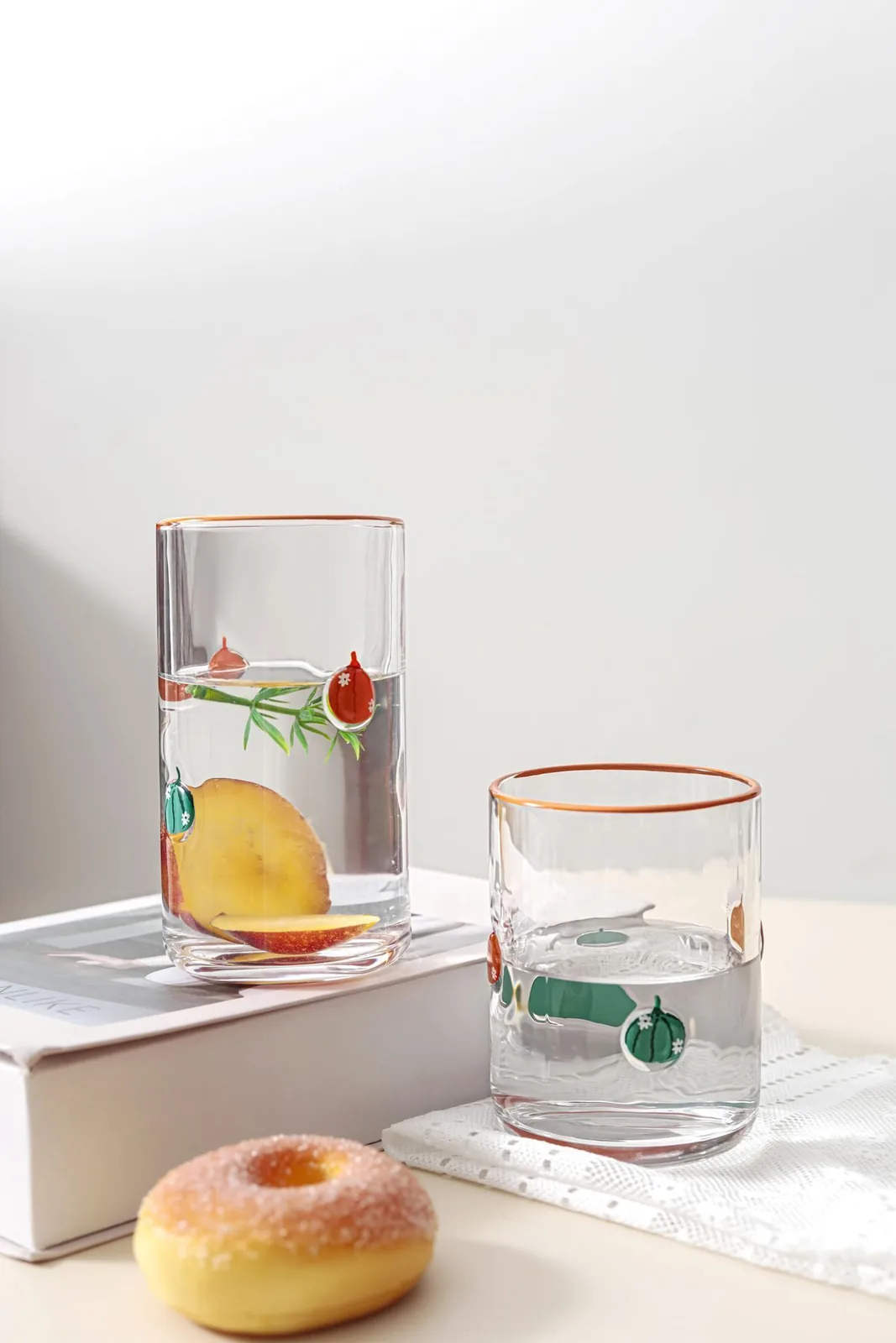 Hand-Painted Fruit Glassware — Hand-Painted Fruit Glassware