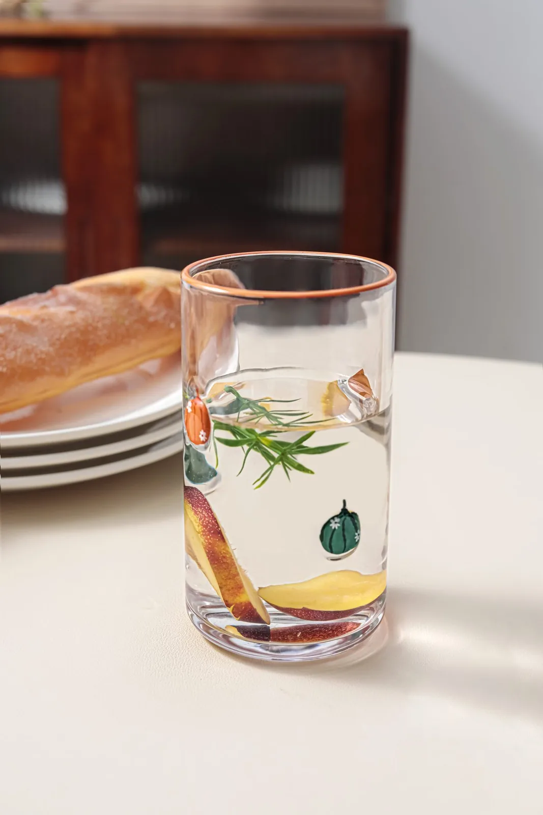 Hand-Painted Fruit Glassware — Hand-Painted Fruit Glassware