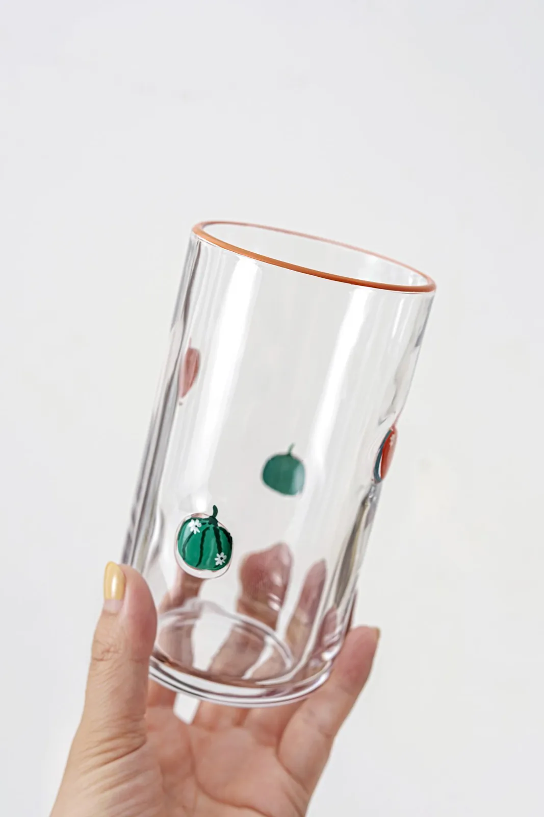 Hand-Painted Fruit Glassware — Hand-Painted Fruit Glassware