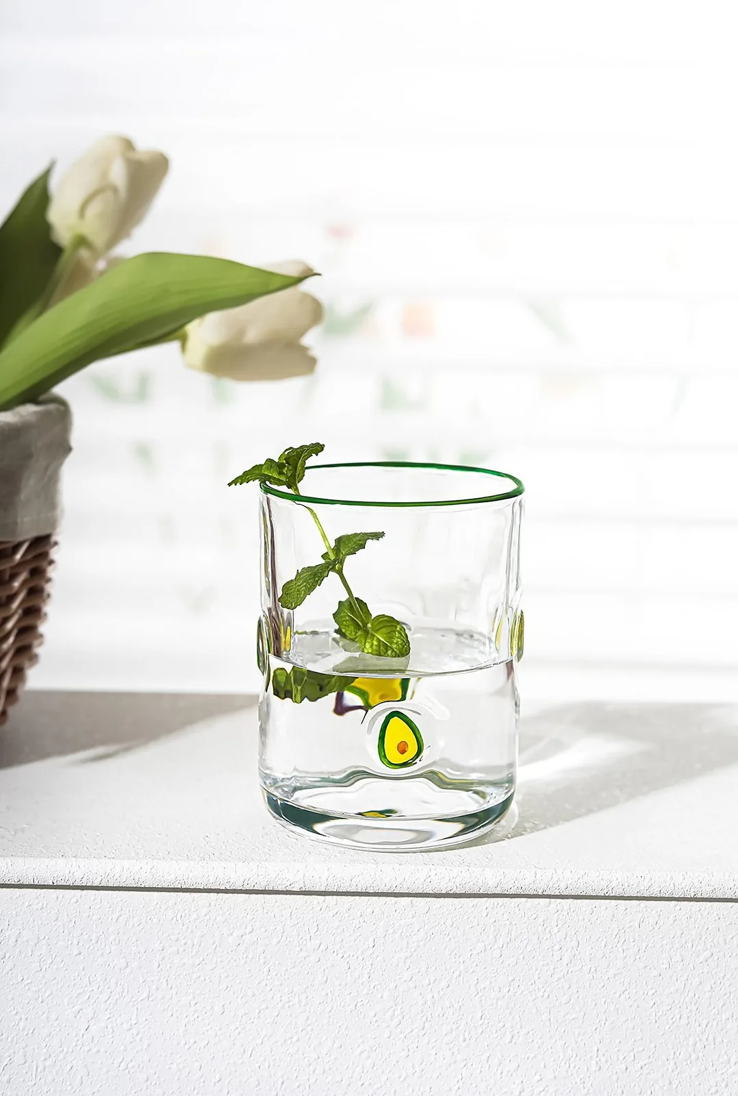 Hand-Painted Fruit Glassware — Hand-Painted Fruit Glassware