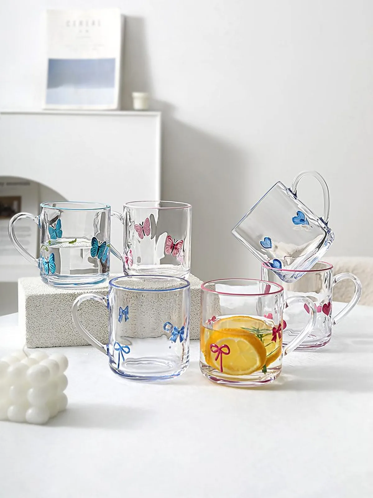 Hand-Painted Fruit Glassware — Hand-Painted Fruit Glassware