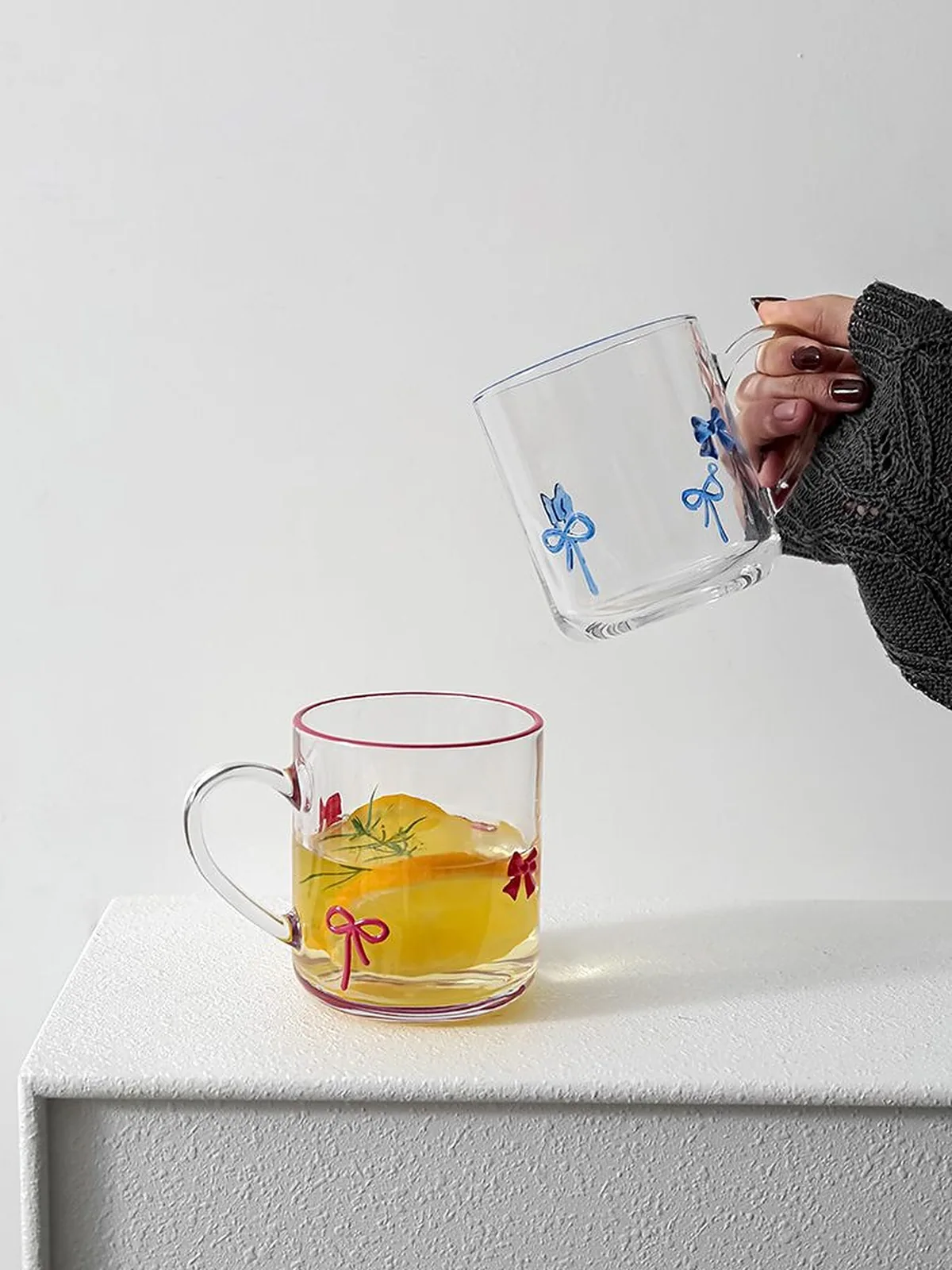 Hand-Painted Fruit Glassware — Hand-Painted Fruit Glassware