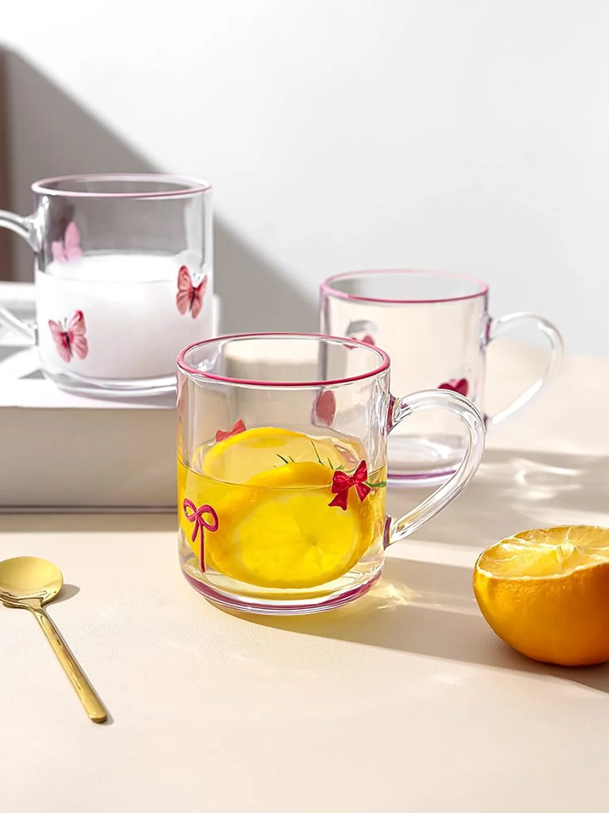 Hand-Painted Fruit Glassware — Hand-Painted Fruit Glassware