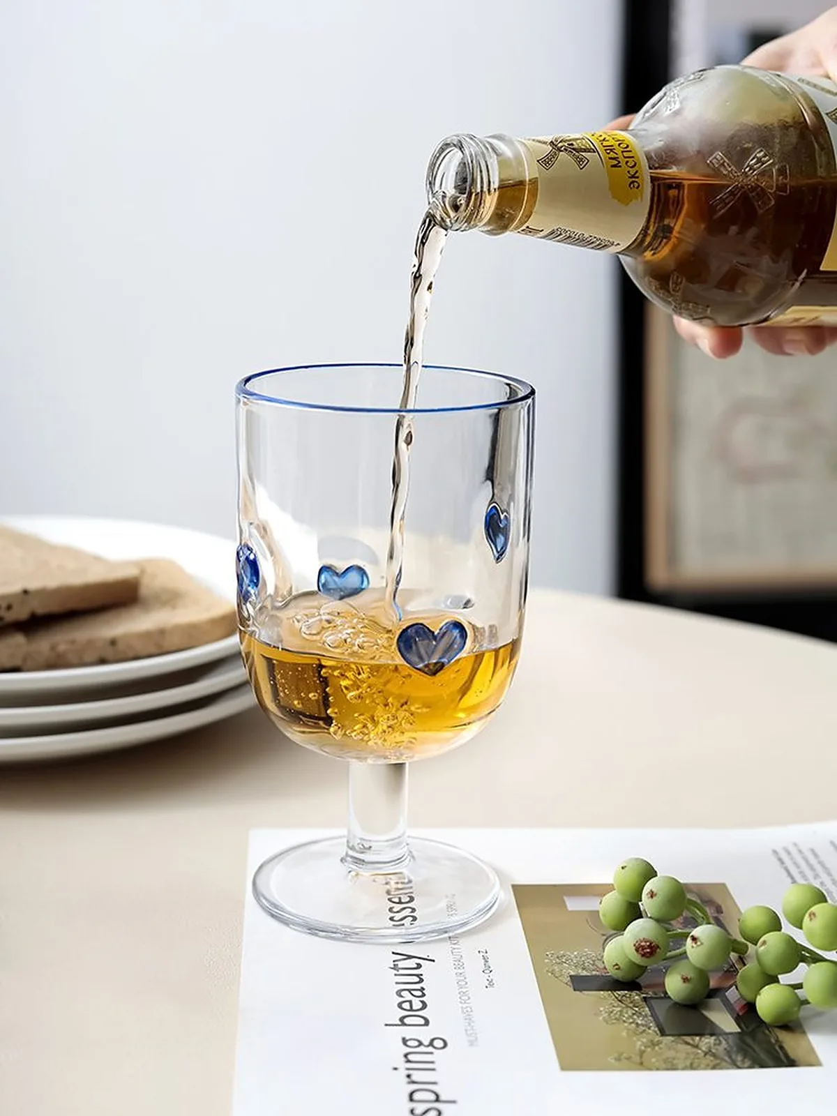 Hand-Painted Fruit Glassware — Hand-Painted Fruit Glassware
