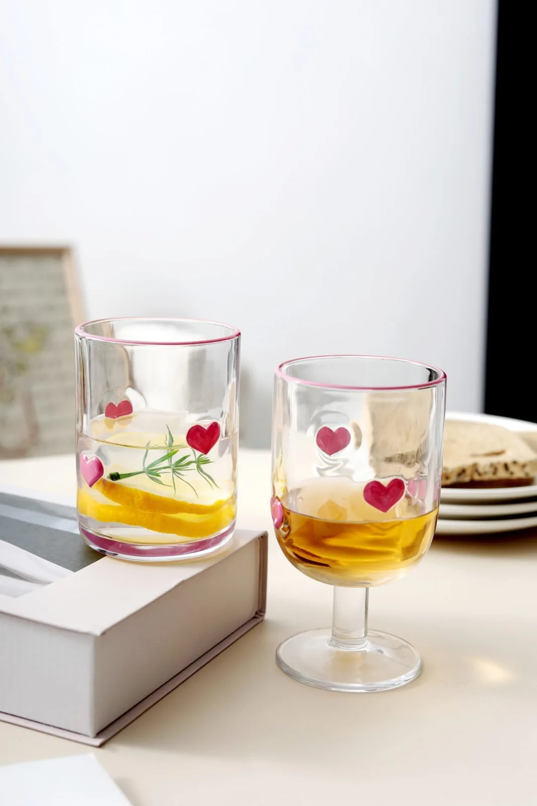 Hand-Painted Fruit Glassware — Hand-Painted Fruit Glassware